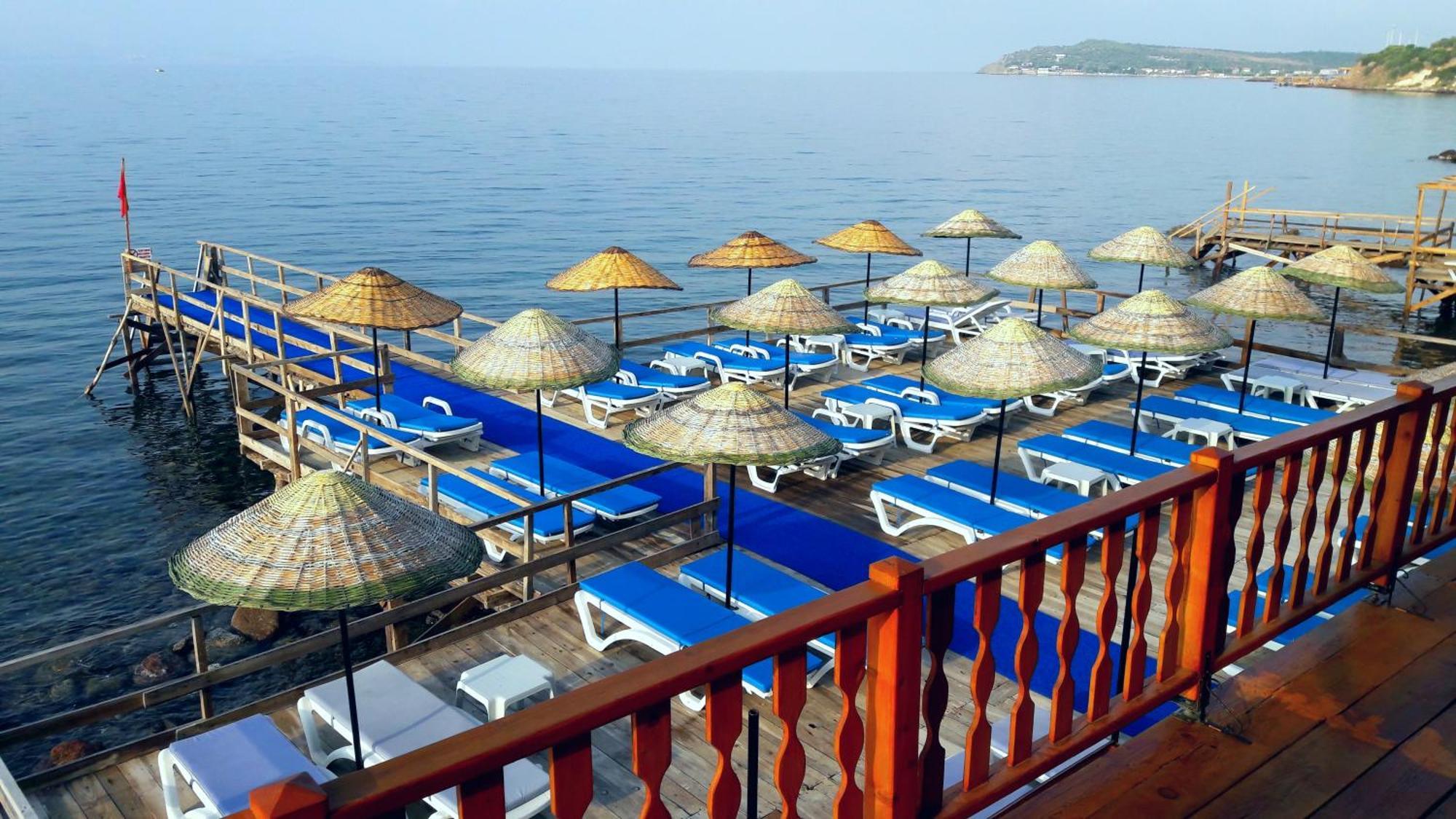 Assos Nazan Motel Restoran Beach Sokakagzi Екстериор снимка